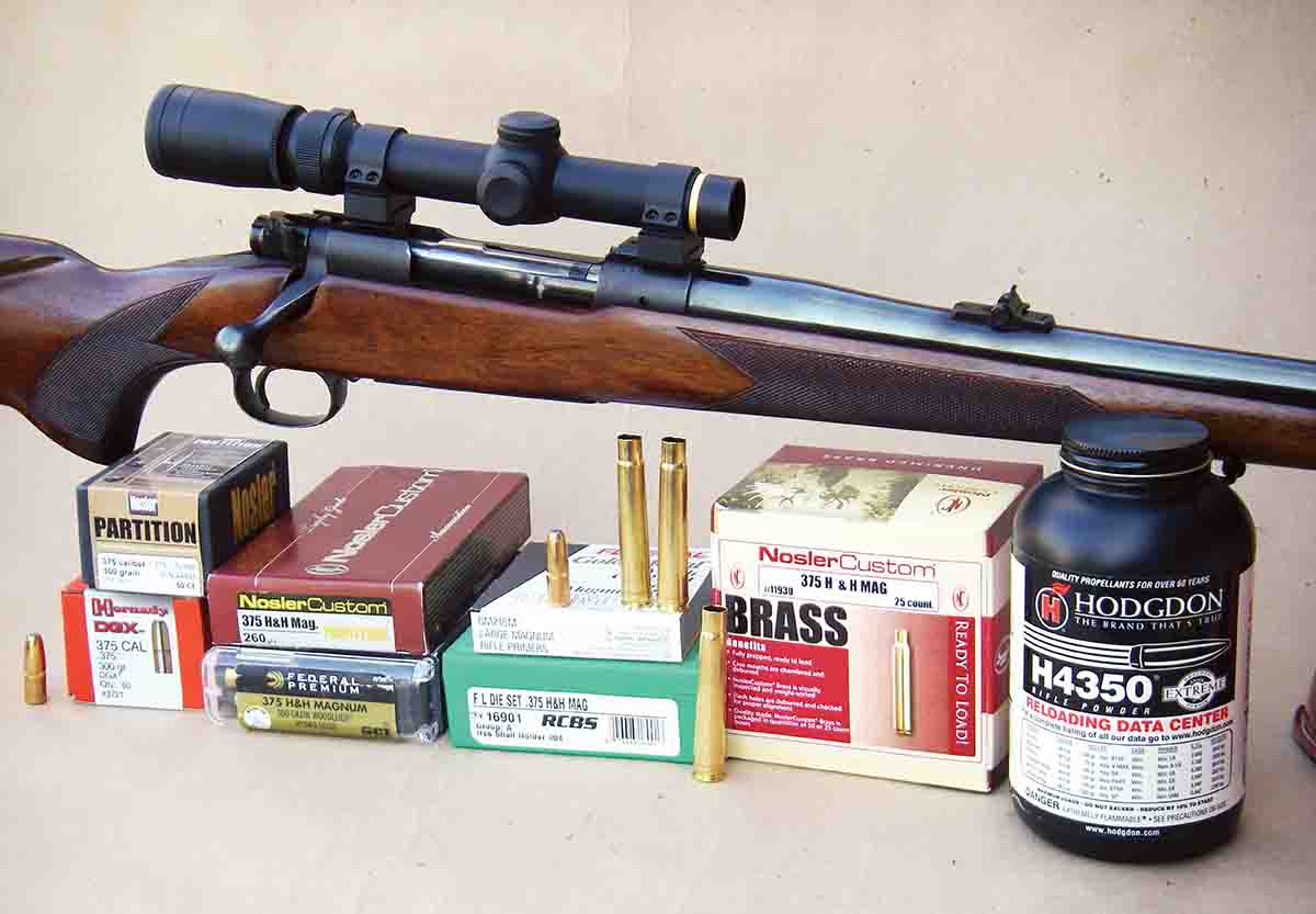A Winchester pre-’64 Model 70 was used to develop handload data.